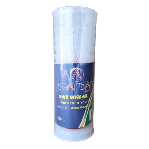 Bedmintonové loptičky Nylon White Durable Solid SPARTAN Sada 10 ks