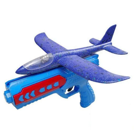 LAUNCHER GUN LAUNCHER Šípkový STYROFOAM LIETADLO S LED LAUNCHER