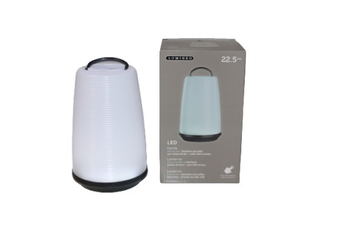 LED terasové záhradné svietidlo napájané batériami/USB nabíjanie + BATÉRIA