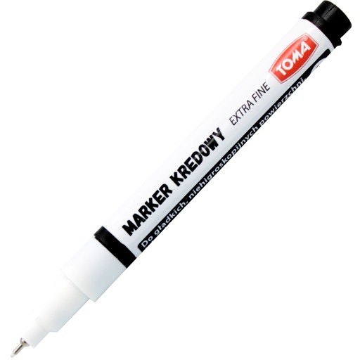 TOMA TO-289 Extra jemný biely kriedový popisovač