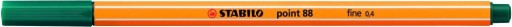 Stabilo bod 88 tmavo zelená