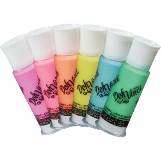 PLAY DOH VINCI RESERVE CASTRY MIX REFILL TUBE 6 ks glitr.