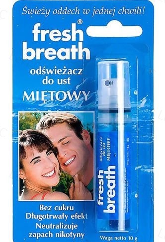 Osviežovač úst Fresh Breath Mint