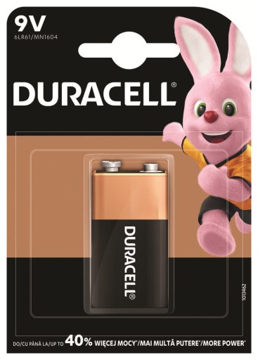 Batéria Duracell MN1604 9V R9 6LR61 6AM6 522
