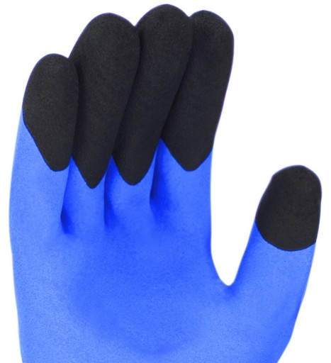 RUKAVICE SUPERTECH BLUE FIX RUKAVICE LATEXOVÁ PENA SILNÁ MÄKKÉ