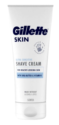 KRÉM NA HOLENIE S BAMBUCKÝM MASLOM A VITAMÍNOM E GILLETTE KRÉM NA HOLENIE