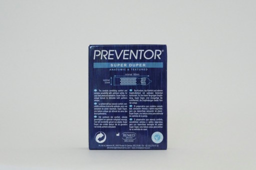 Rebrované kondómy Super Duper 3 ks. Prevento