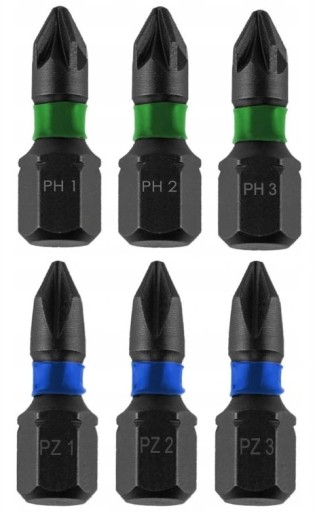 Hrot BIT PH1 PH2 PH3 PZ1 PZ2 PZ3 25mm