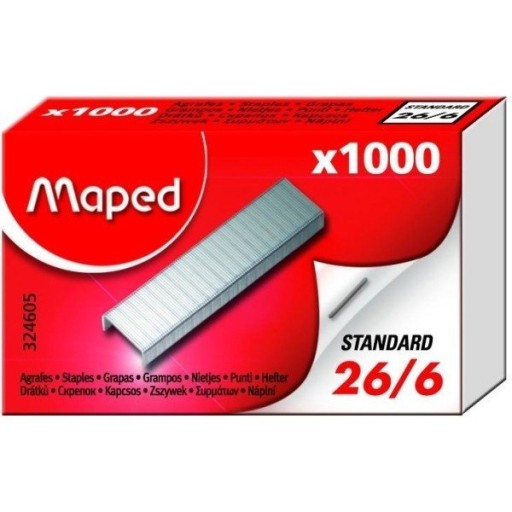 ZOŠÍVAČKY MAPED 26/6 1000 KS
