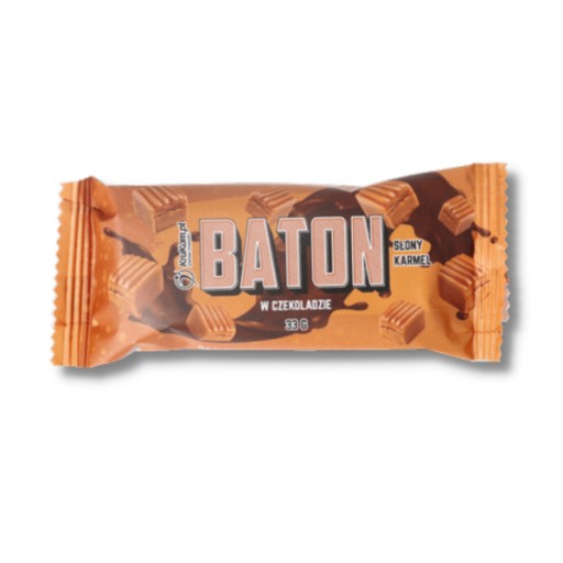 Proteínová tyčinka KruKam Baton Datle, slaný karamel 33g