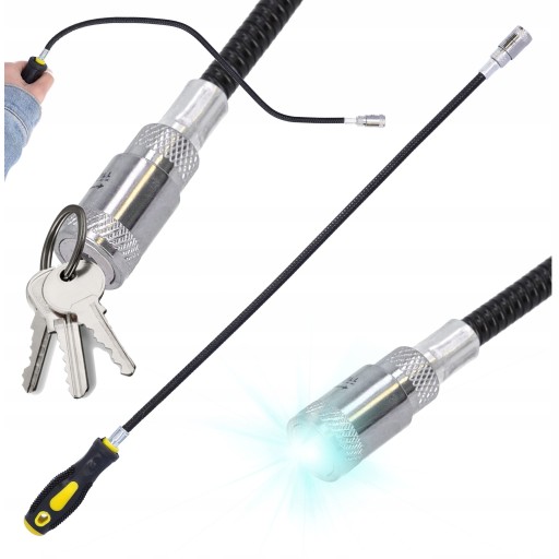 Magnetický uchopovací led magnet 57 cm flexibilná LED kontrolná baterka