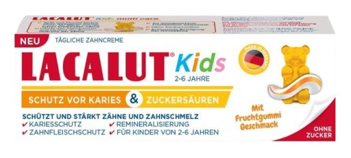 LACALUT detská zubná pasta pre deti od 2-6 rokov 55ml