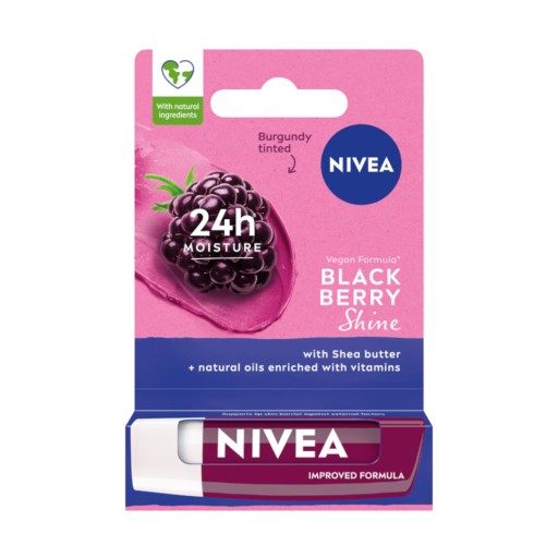Nivea Blackberry Shine výživný rúž