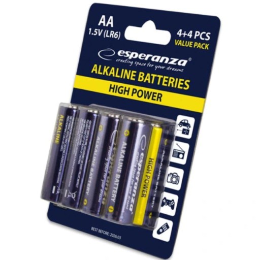 ALKALICKÉ BATÉRIE LR6 AA x8 1,5V 8 ks BLISTER