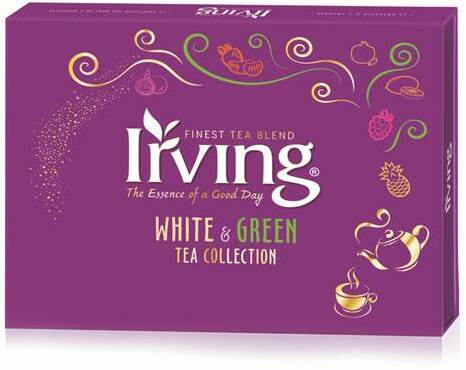 Irving White Green čajová súprava, 6 príchutí, 30 ks