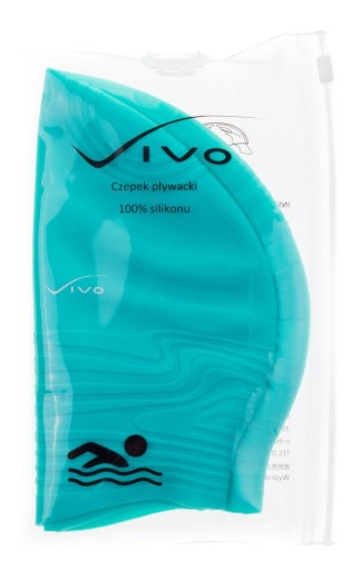 SILIKÓNOVÁ ČIAPKA VIVO B-1317 3-D TYRKYS