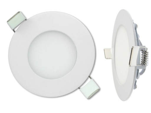 Držiak lampy SLIM LED 3W panel lampy studenej farby pre zavesený strop