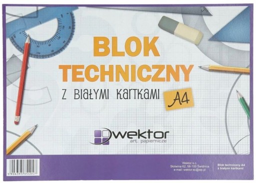 TECHNICKÝ PAPIEROVÝ BLOK PRE BLOK UMELECKEJ PRÁCE