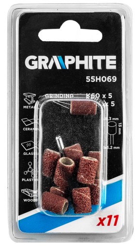 Brúsny pás 6,3mm K60 K120 10s stopka 3,2mm
