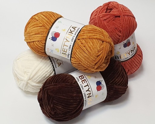BETTYNKA SOFT detská priadza pre maskotov BROWN 336
