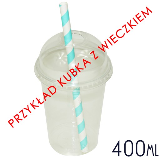 Plastové viečka na 400 ml pohár - pr. 95 mm
