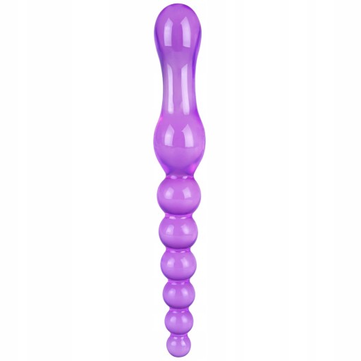 Gélové análne perličky, obojstranné vaginálne dildo a análny kolík 2v1
