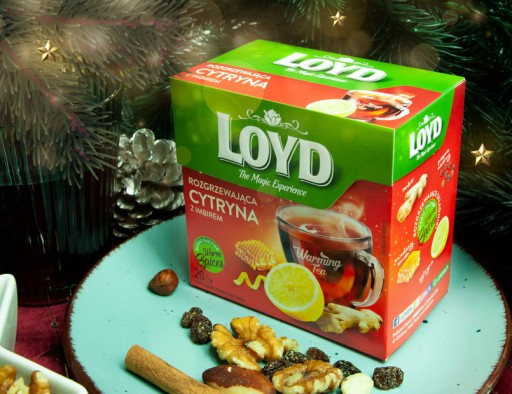 Zimný hrejivý čaj Lemon Ginger Med 20 Hrejivý čaj T. LOYD