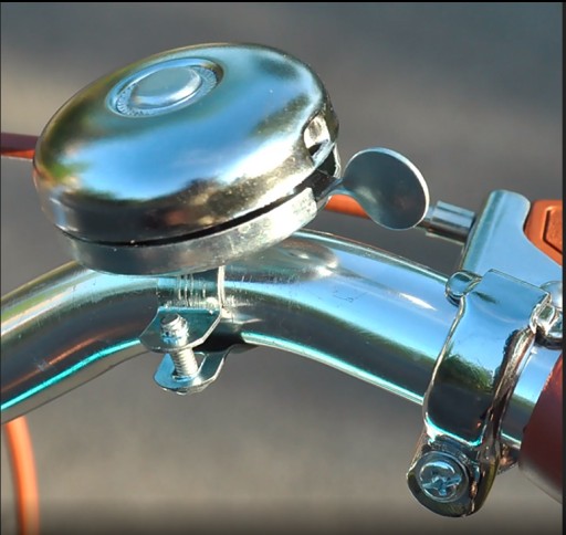 STRIEBORNÝ RETRO BICYKEL BELL LOUD STEEL BIKE