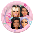 Barbie papierové taniere 23 cm/8 ks.