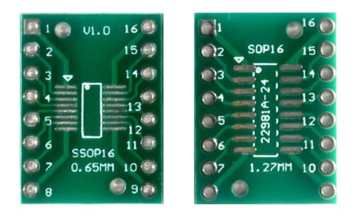 ADAPTÉR SOP16 SSOP16 TSSOP16 až DIP16
