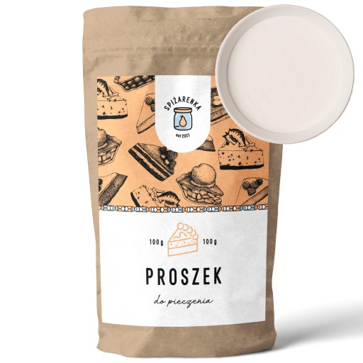 PRÁŠOK DO PEČIVA 100g Prírodný na pečenie TORTY - SPAJZBA