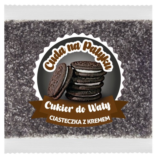 Cukor do cukrovej vaty Farebné do stroja Ochutené KRÉMOVÉ COOKIES 100g