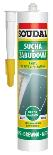 Akryl na sadrokartón SOUDAL 280ml BIELY