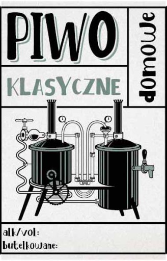 10x FÓLIOVÁ nálepka na PŠENIČNÉ pivo