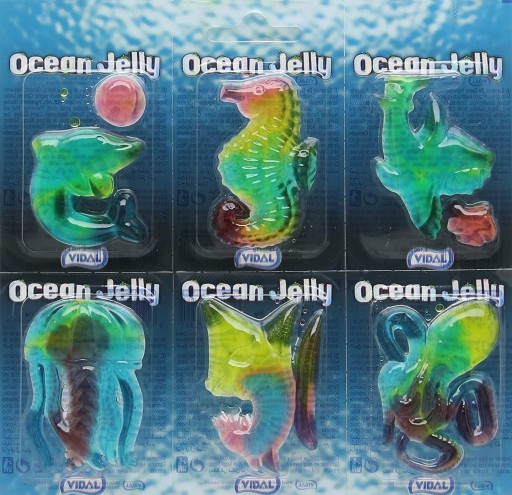 Vidal Jelly Ocean Shapes Morské živočíchy