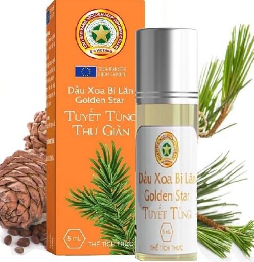 CÉDROVÝ LIEČIVÝ OLEJ Roll-On ZLATÁ HVIEZDA NA BOLESŤ A PRECHLADNUTIE TIŠÍ NERVY