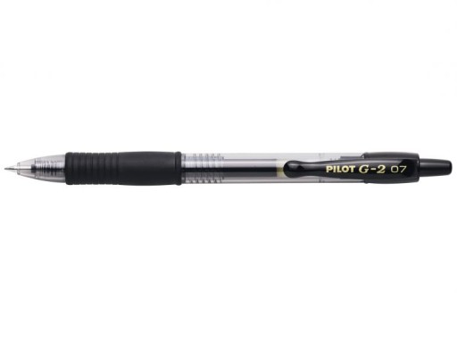 GÉLOVÉ PERO PILOT G2 ČIERNA 0,7 MM AUTOMATICKÉ PERO
