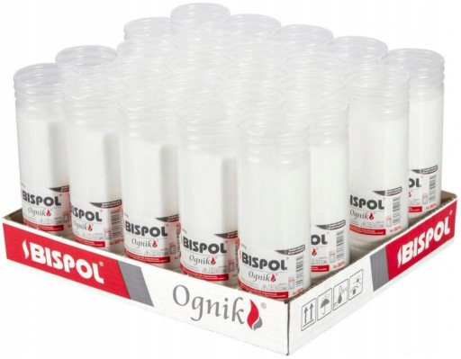 BISPOL WP4 96h parafínové vložky do sviečok