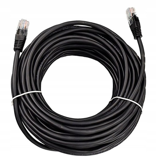 LAN KÁBEL RJ45 5M INTERNETOVÝ KÁBEL CAT.6 ETHERNET ČIERNA