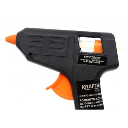 Kraft&Dele horúca lepiaca pištoľ 7 kaziet 20W 70 °C