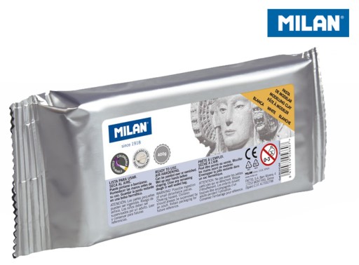 NA VZDUCHU SUCHÁ MODELÁRNA HLINA 400 G BIELA