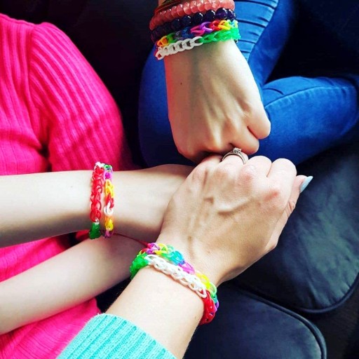 Gumičky na výrobu náramkov, sada LOOM BANDS
