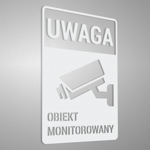 Nálepka - Monitorovaný objekt 10x15