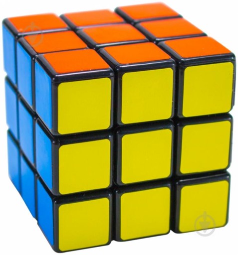 FAREBNÁ KOCKA Neon 5,5*5,5 LOGICKÝ PUZZLE F0310