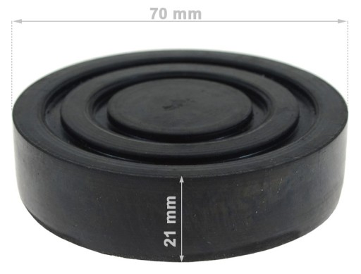Guma na zdvihák typu FROG Fi 70x21 mm VÝROBCA