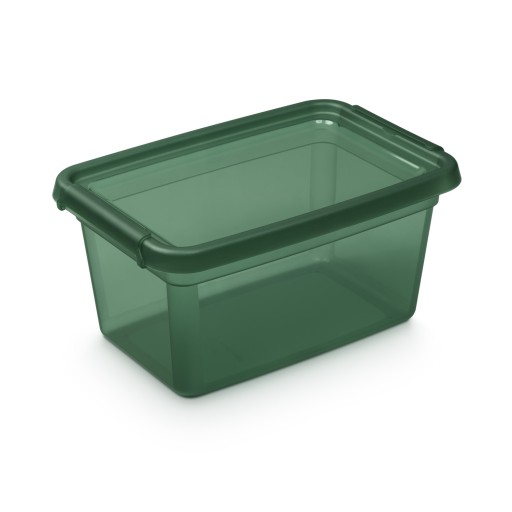 Plastová skladovacia nádoba s krytom BaseStore Pine zelená 4,5l