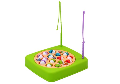 Fishing Arcade Game, 15 kusov rybárskych prútov, zelená