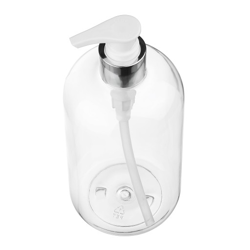 DÁVKOVAČ TEKUTÉHO MYDLA FĽAŠA S PUMPAČKOU NA TEKUTÉ GÉL 500ml 0,5l