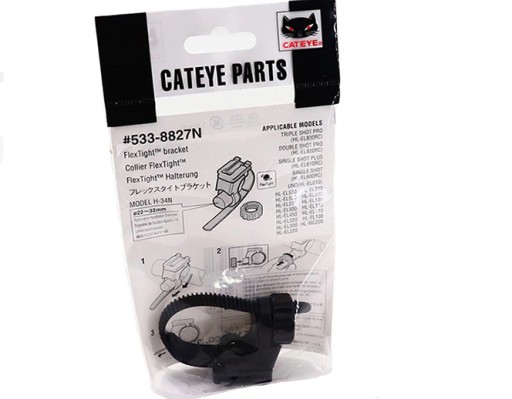 Predný držiak Cateye Flex Tight H-34 _ pre svetlá a pulty CatEye