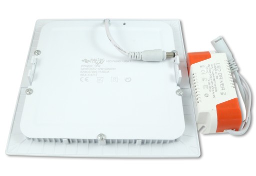 Stropné LED panelové svietidlo Zapustené stropné 12W